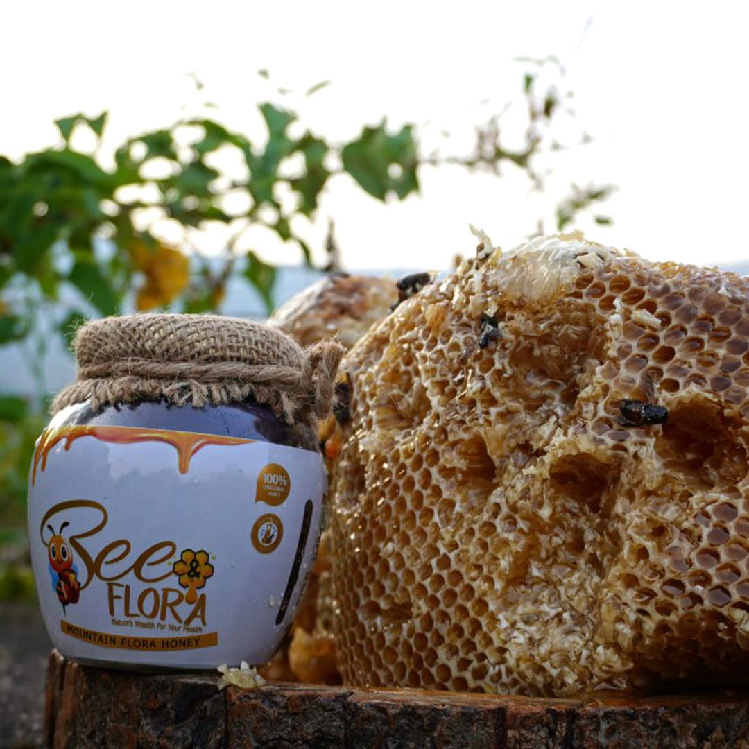 Mountain Flora Honey - Best Suited for Adults - Wild Giant Bee
