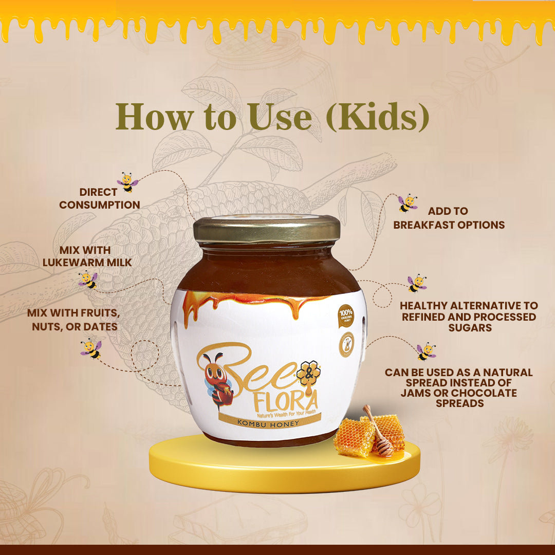 Kombu Honey - Best Suited for Kids - Wild Tiny Bee