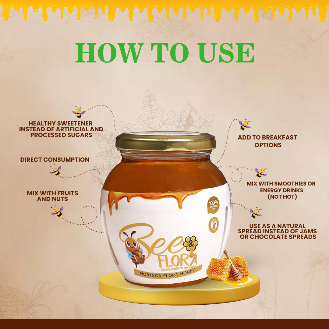 Farm Indian Bee | For Sweet Honey Lovers - Enriched by Moringa Flowers