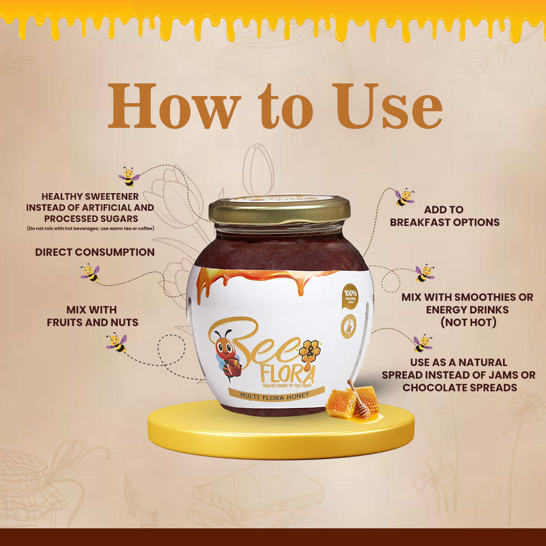 Farm Indian Bee - For Sweet Honey Lovers - Smooth & Light Honey